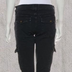 Current/Elliott Mid-Rise Straight Leg Cargo Jeans | M | US 29
